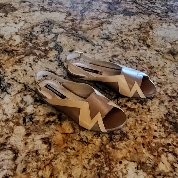 Women's Alberto Fermani Italian leather two tone sandals in fabulous cond EU 37 - Picture 14 of 14